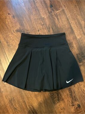 Nike Pleated Black Tennis Skirt